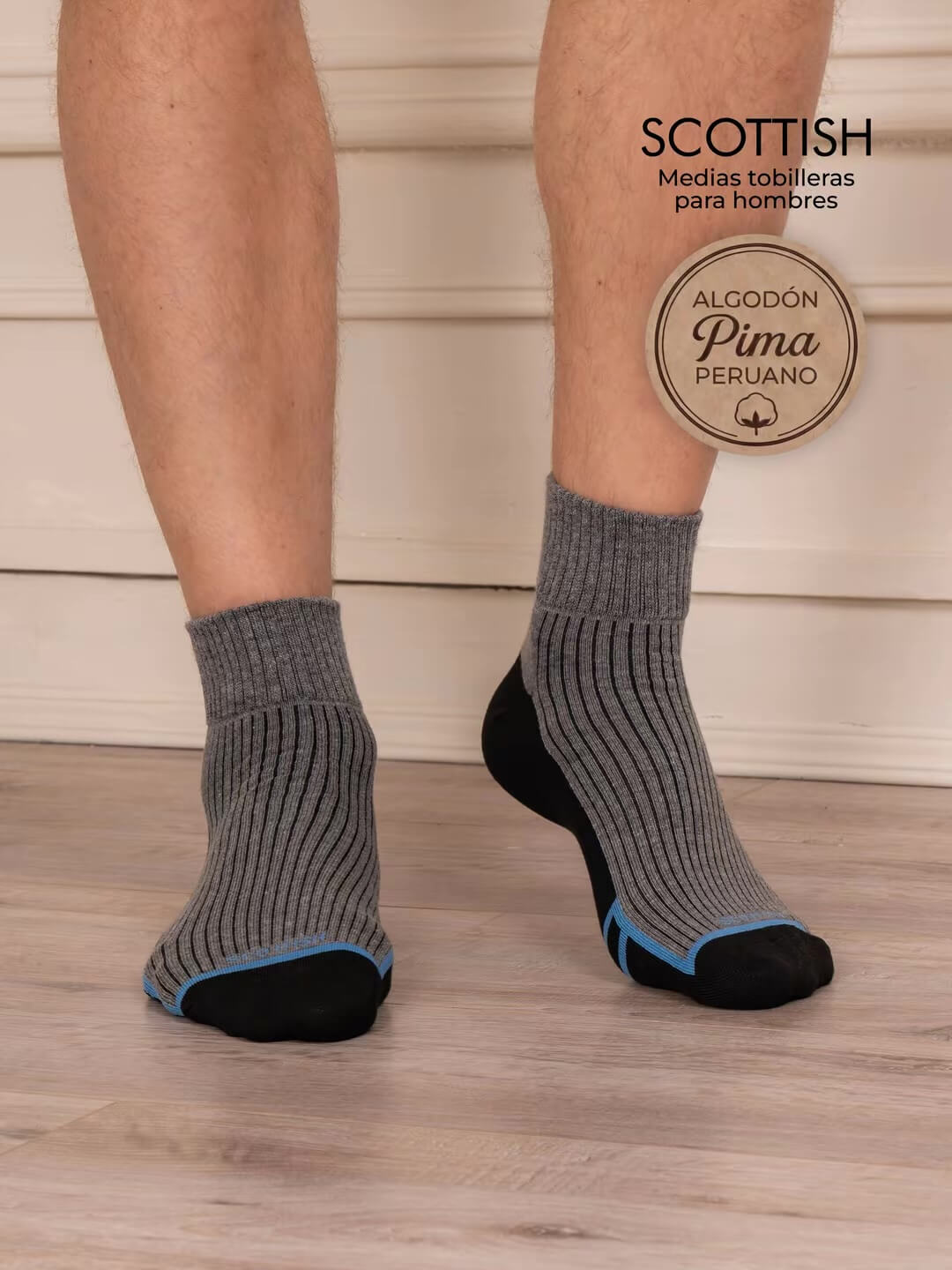 Medias tobilleras Scottish para hombres