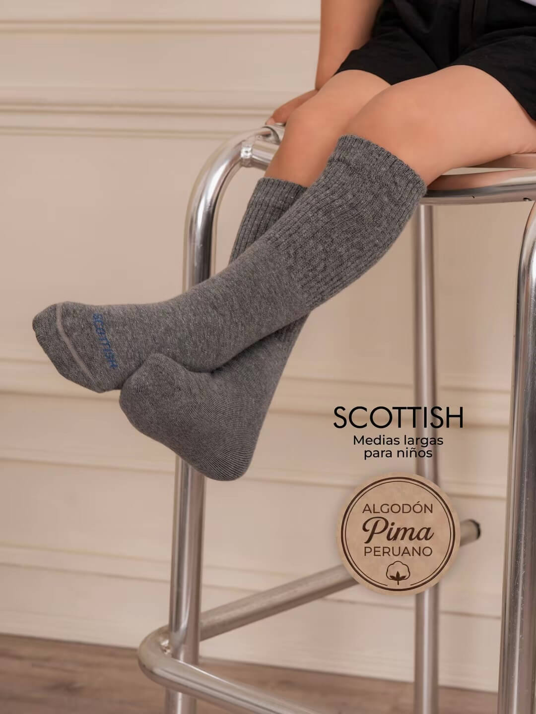 Medias largas Scottish para niños