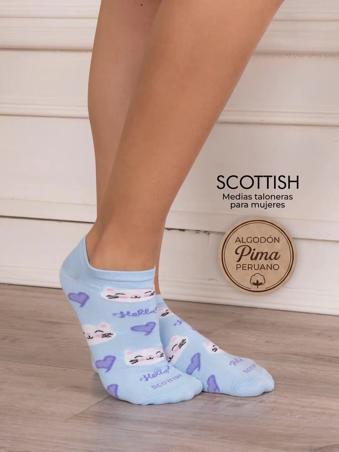 Medias taloneras Scottish para mujeres